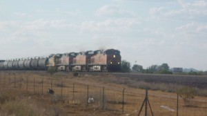 The choo-choo is the only way you can get to the wild west (or bike I guess)