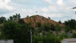 The Americans have captured some random hill in Illinois.