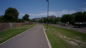 Bike path in Phoenix