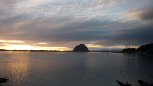 Silhouette of Morro Rock