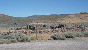 The ruins that the sign spoke of.